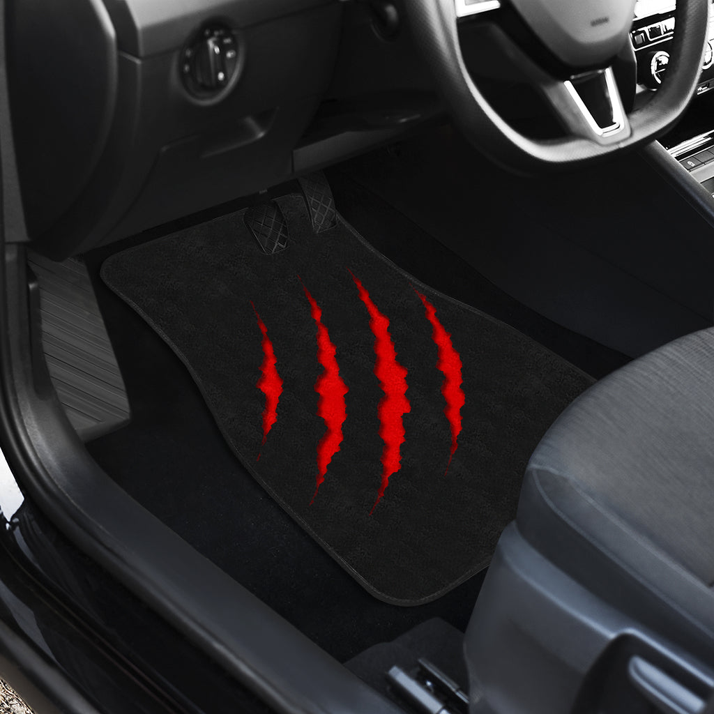 Horror Car Floor Mats Freddy Krueger Horror Flim Car Floor Mats Freddy Krueger Icon Halloween Car Mats