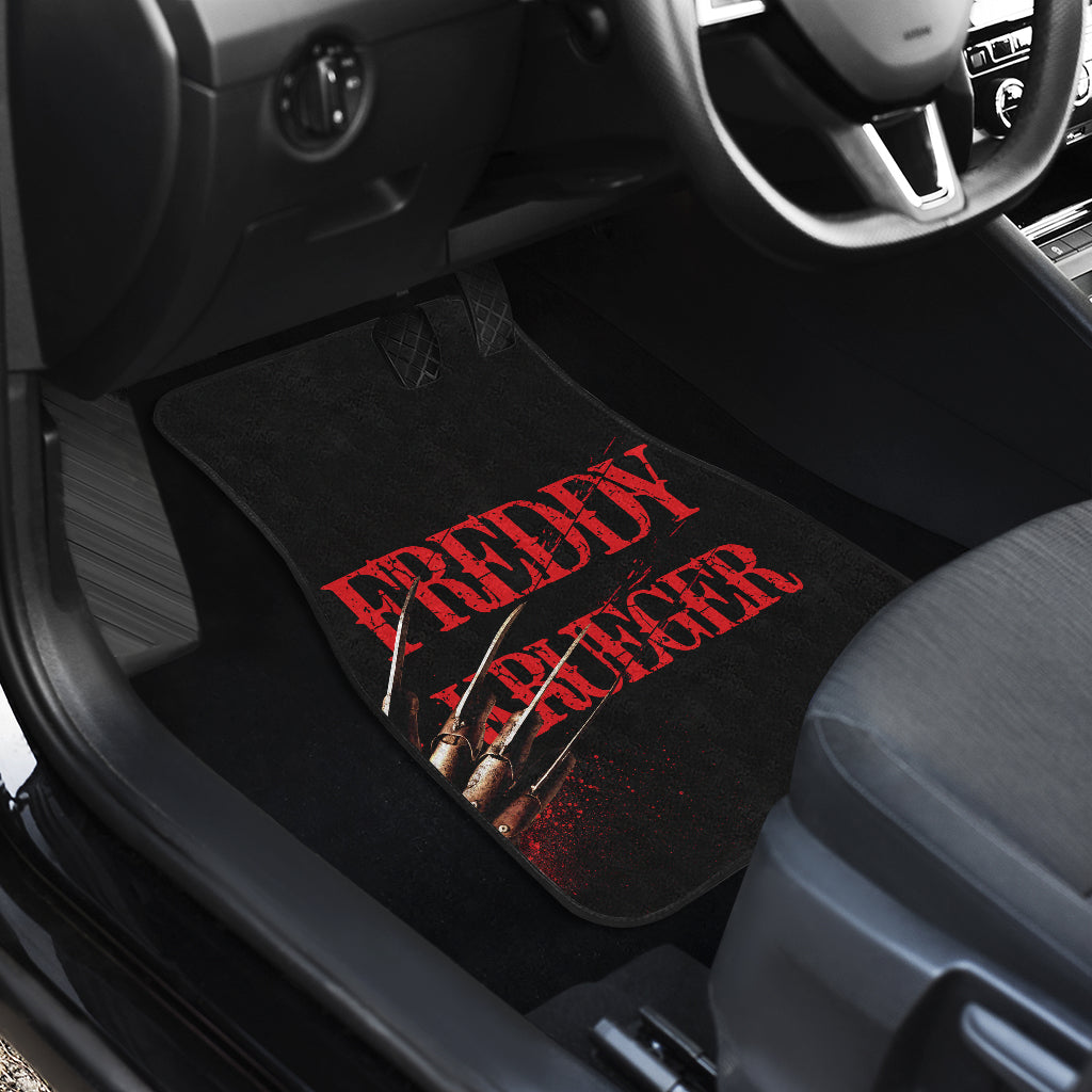 Horror Car Floor Mats Freddy Krueger Horror Flim Car Floor Mats A Nightmare On Elm Street Halloween Car Mats