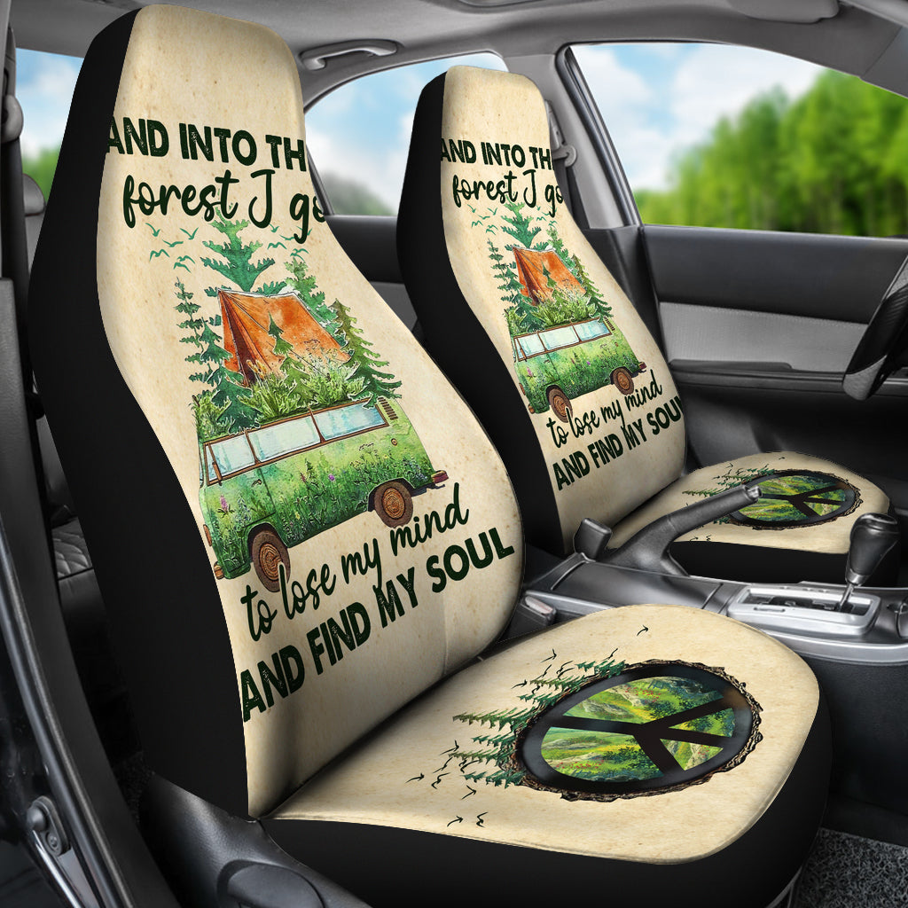 And Into The Forest I Go Car Seat Covers