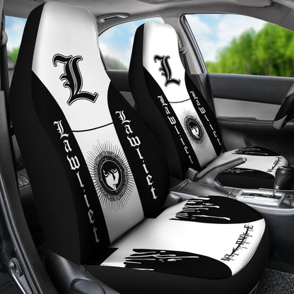 L Death Note Anime Car Seat Covers