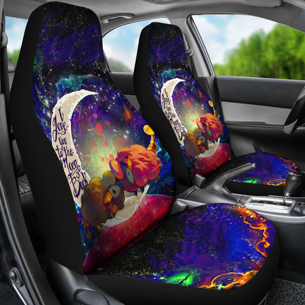 Mareep Love You To The Moon Galaxy Car Seat Covers