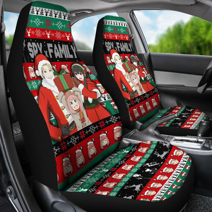 Spy X Family Christmas Car Seat Covers