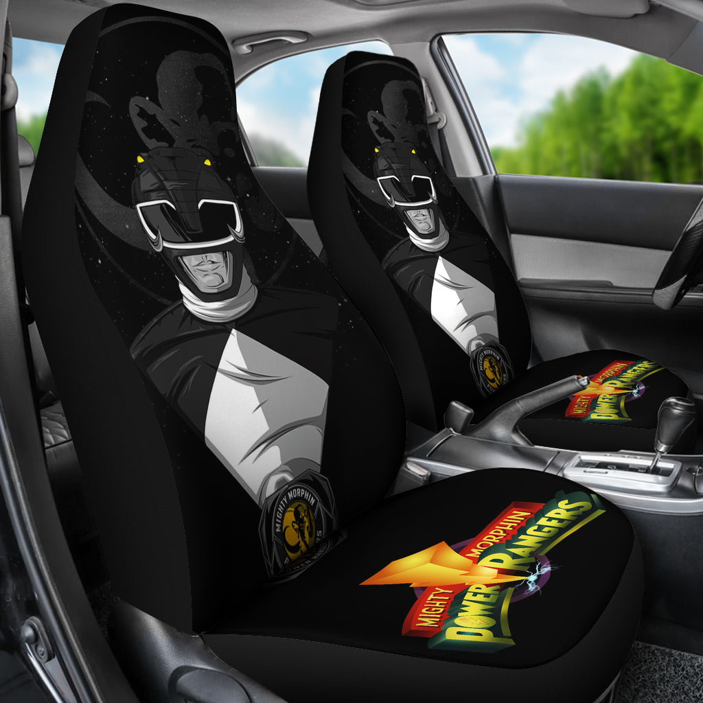 Black New Mighty Morphin Power Rangers Car Seat Covers