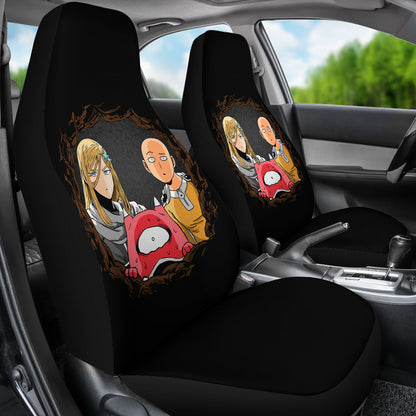 One Punch Man Saitama Funny Anime Car Seat Cover