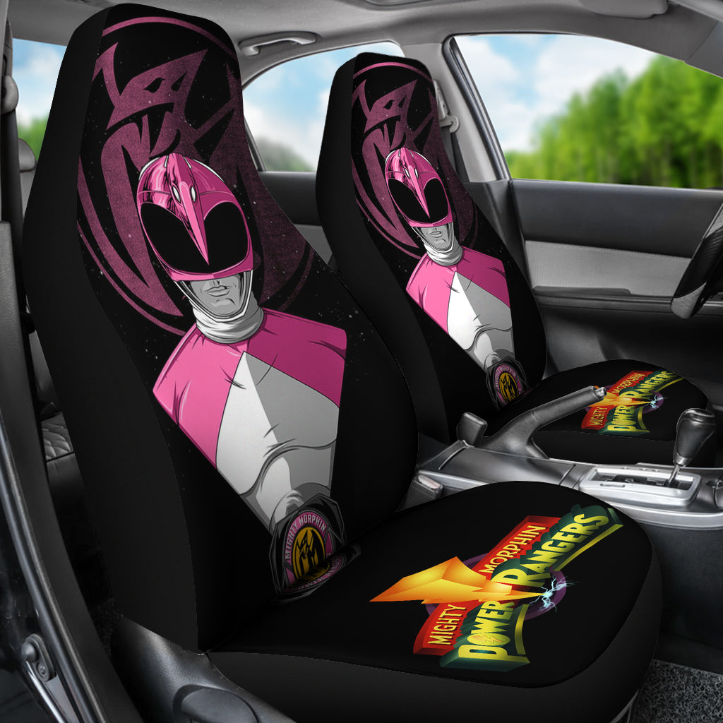 Pink New Mighty Morphin Power Rangers Car Seat Covers