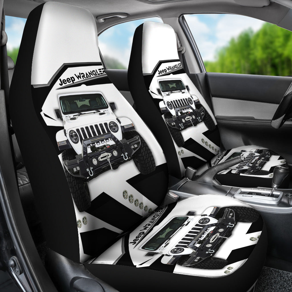 Jeep White Car Seat Covers