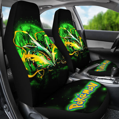 Mega X Rayquaza Legendary Moonlight Car Seat Covers