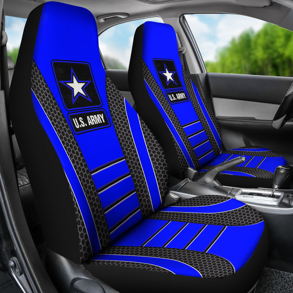 US ARMY Blue Car Seat Covers