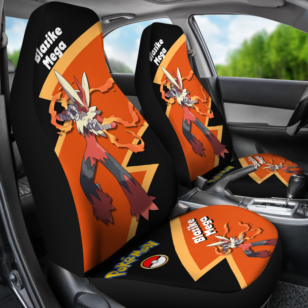 Mega Blaziken Car Seat Covers