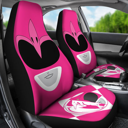 Mighty Morphin Power Rangers Pink Car Seat Covers