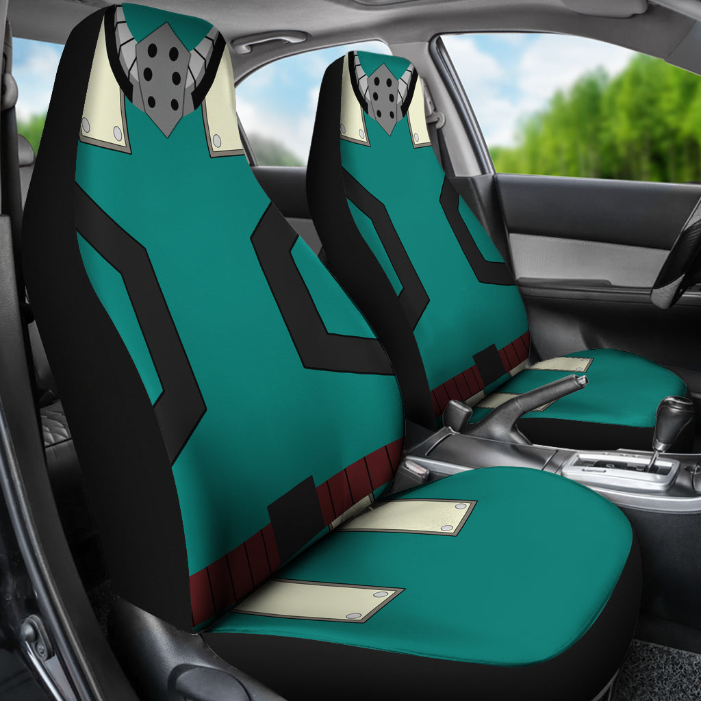 Deku Cosplay Outfit Car Seat Covers