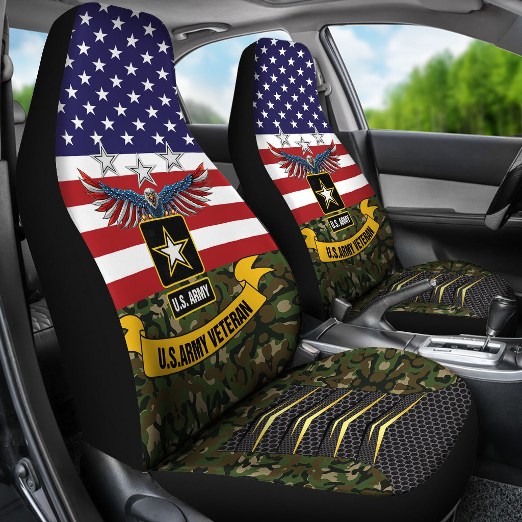 US Army Veteran Car Seat Covers