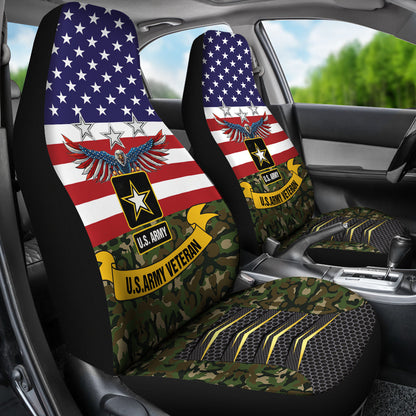 US Army Veteran Car Seat Covers