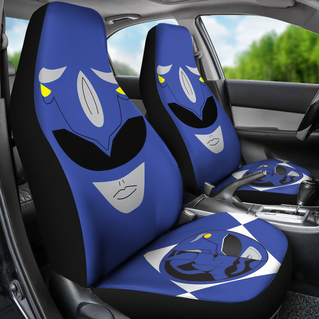 Mighty Morphin Power Rangers Blue Car Seat Covers