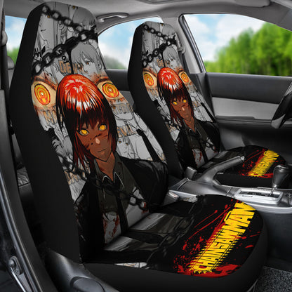 Makima Devil Chainsaw Man Car Seat Covers