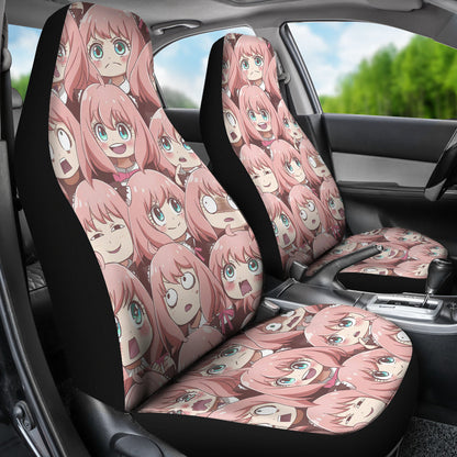 Anya Funny Reaction Spy X Family Car Seat Covers