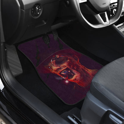 Horror Car Floor Mats Freddy Krueger With Other Villains Jason Car Mats