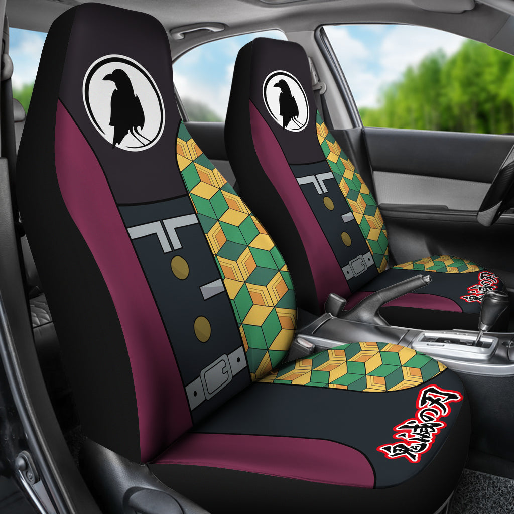 Demon Slayer Anime Giyuu Yomioka Car Seat Covers