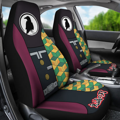 Demon Slayer Anime Giyuu Yomioka Car Seat Covers