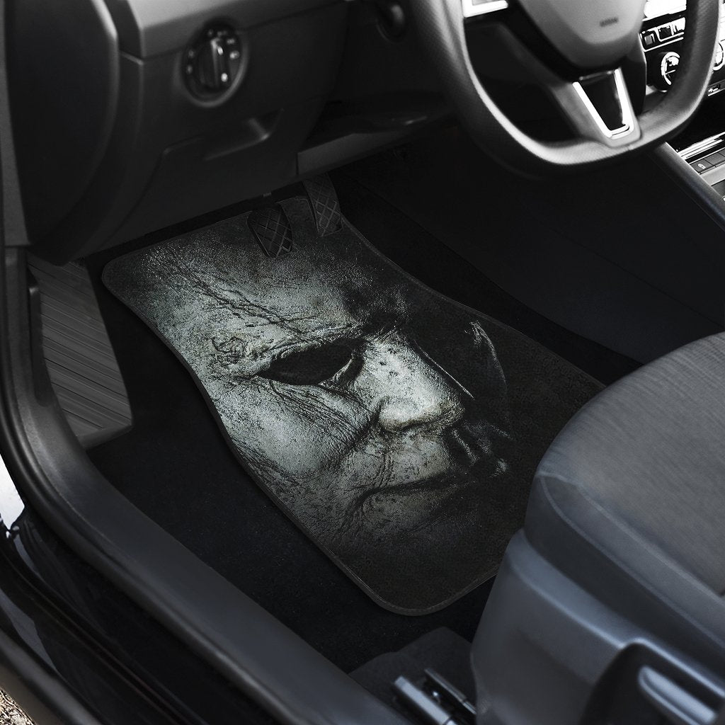 Horror Car Floor Mats Michael Myers Face House On Hill Car Mats