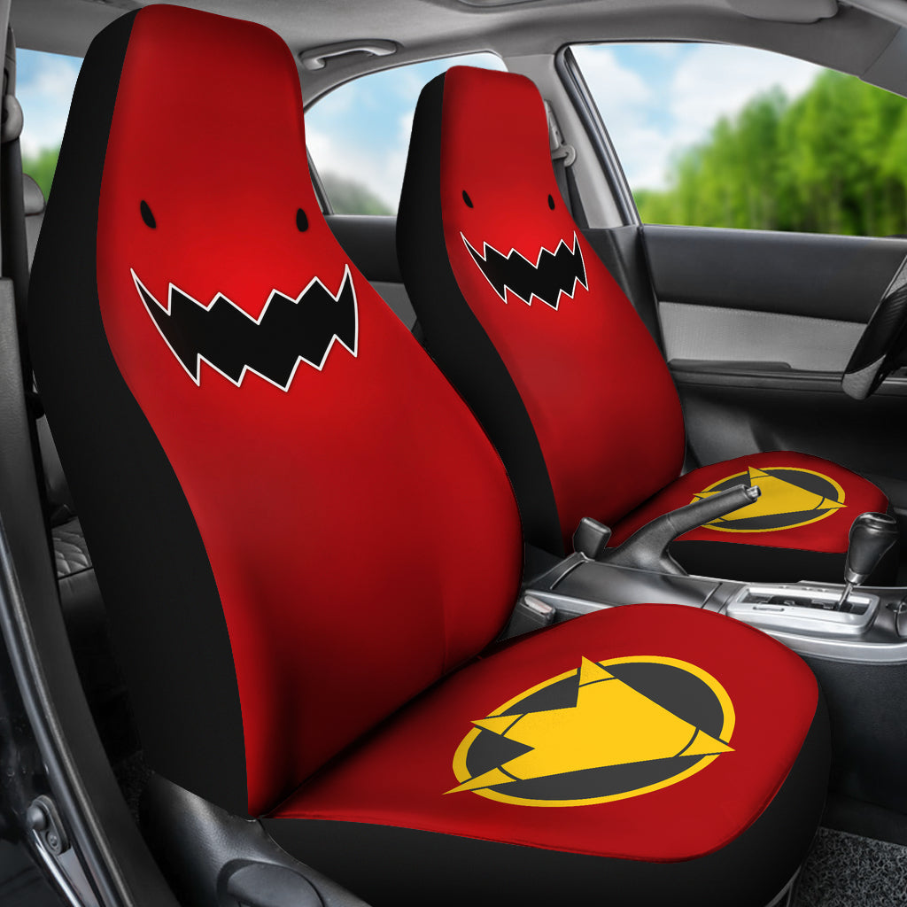 Red Dino Thunder Power Rangers Car Seat Covers