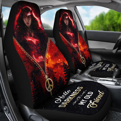 Wanda Hello Darkness My Old Friend Car Seat Covers