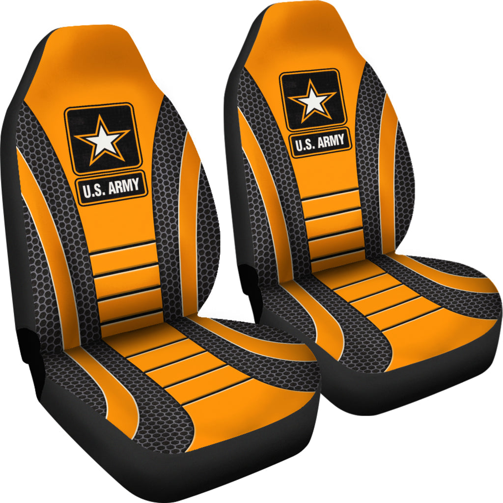 US ARMY Orange Car Seat Covers