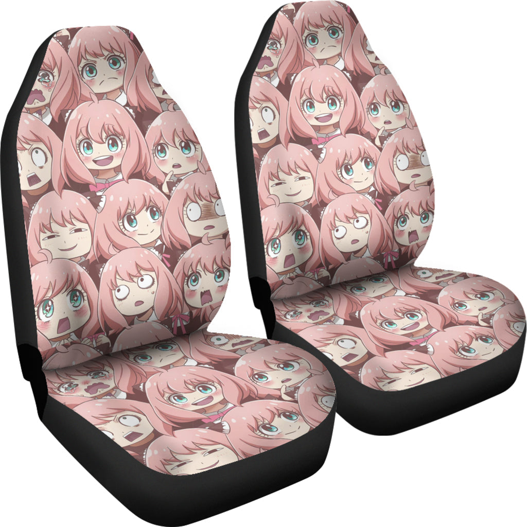 Anya Funny Reaction Spy X Family Car Seat Covers