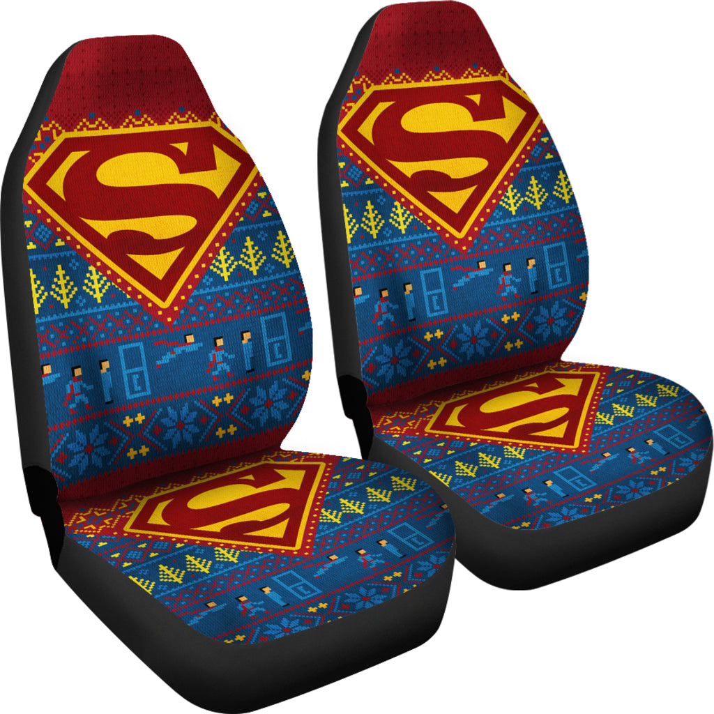 Superman Christmas Car Seat Covers
