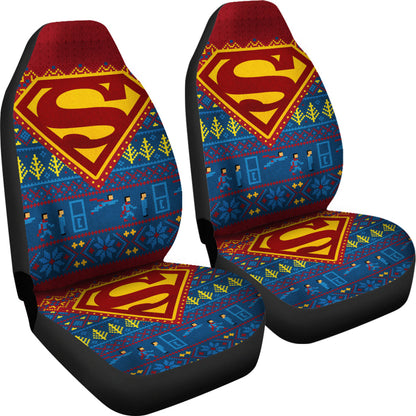 Superman Christmas Car Seat Covers