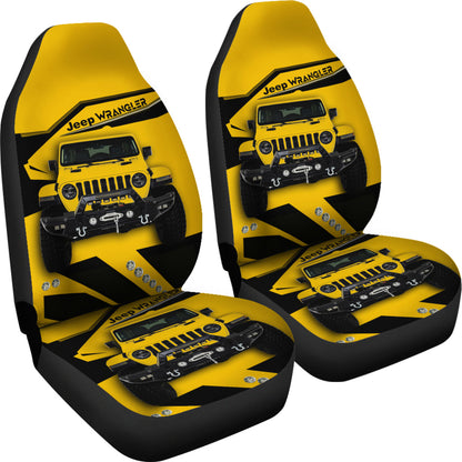 Jeep Yellow Car Seat Covers