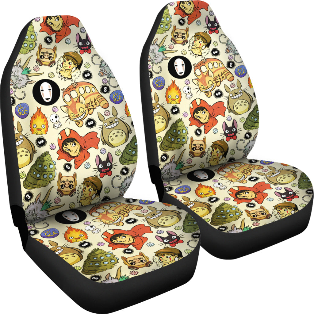 Ghibli Characters Car Seat Covers