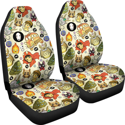 Ghibli Characters Car Seat Covers