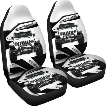 Jeep White Car Seat Covers