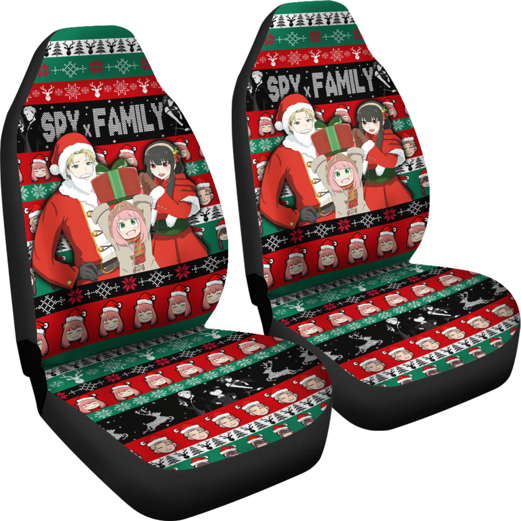 Spy X Family Christmas Car Seat Covers