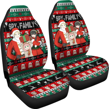 Spy X Family Christmas Car Seat Covers