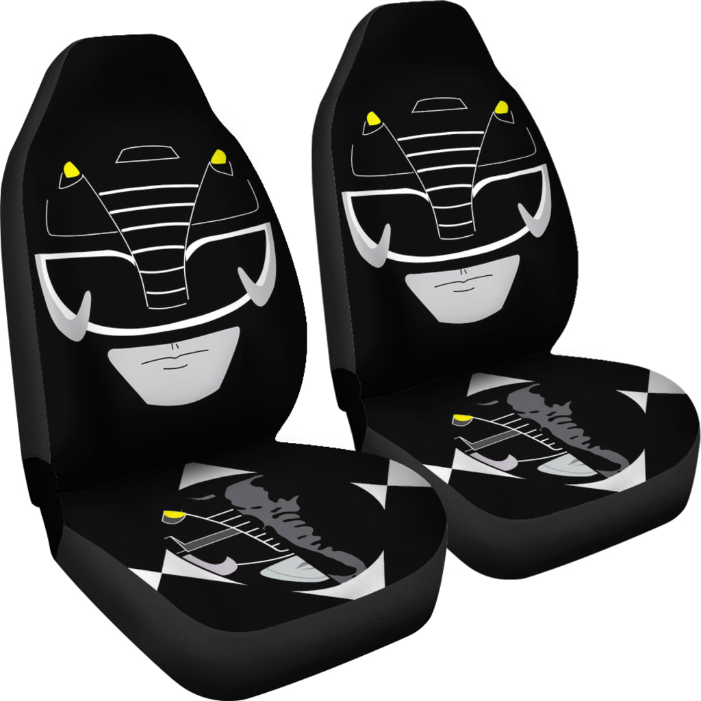 Mighty Morphin Power Rangers Black Car Seat Covers