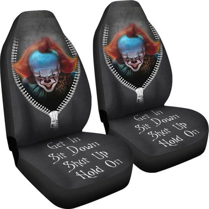 Pennywise It Horror Get In Sit Down Shut Up And Hold On Car Zipper Car Seat Covers