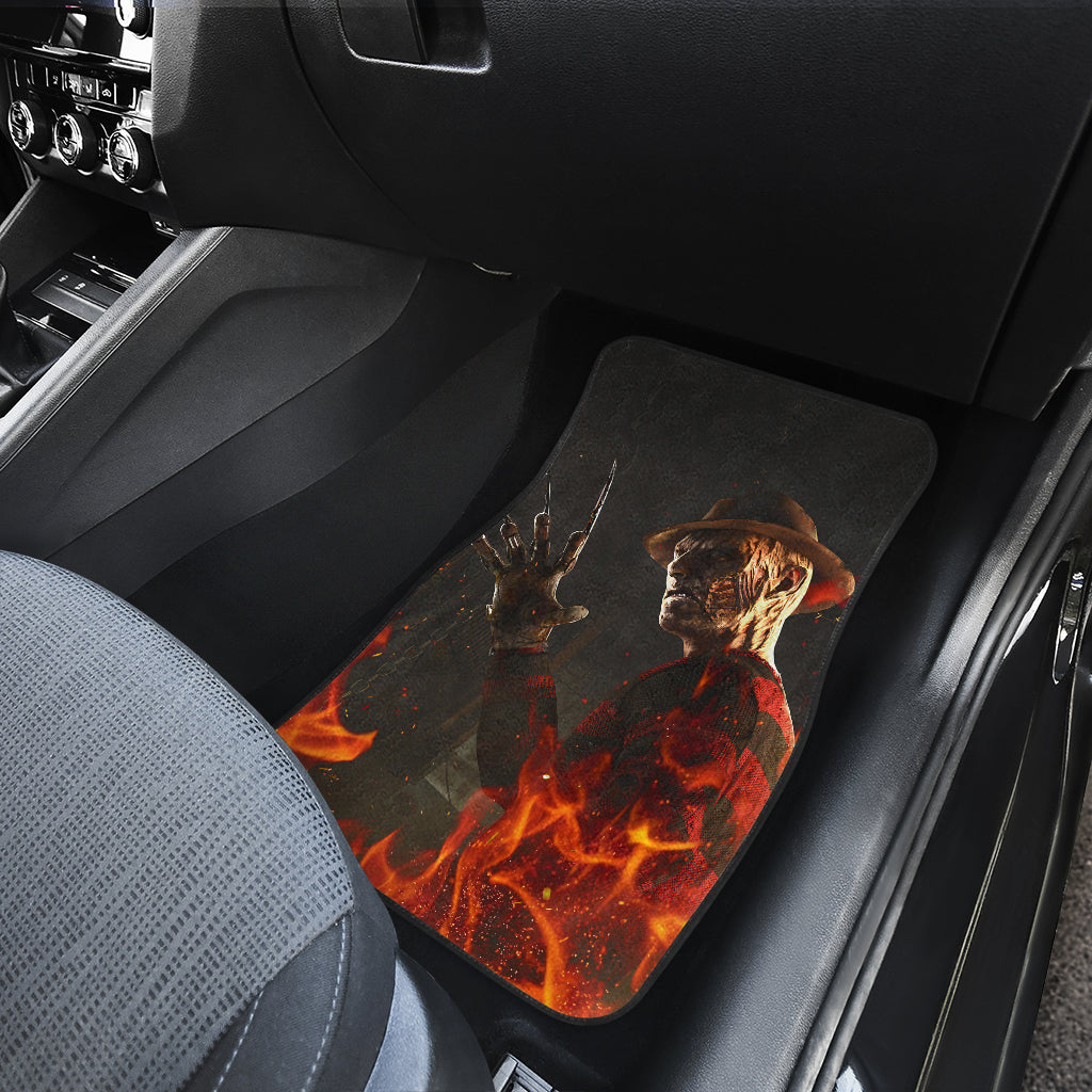 Horror Freddy Krueger Halloween Car Floor Mats A Nightmare On Elm Street Car Mats