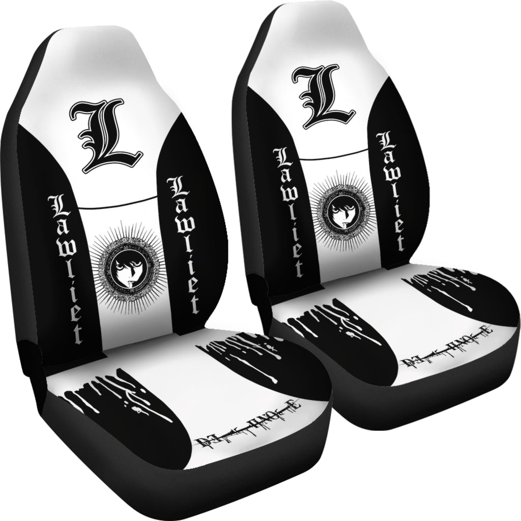 L Death Note Anime Car Seat Covers