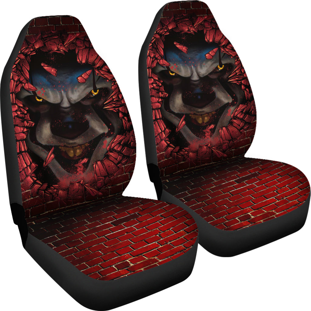 Pennywise Horror Break Wall Car Seat Covers