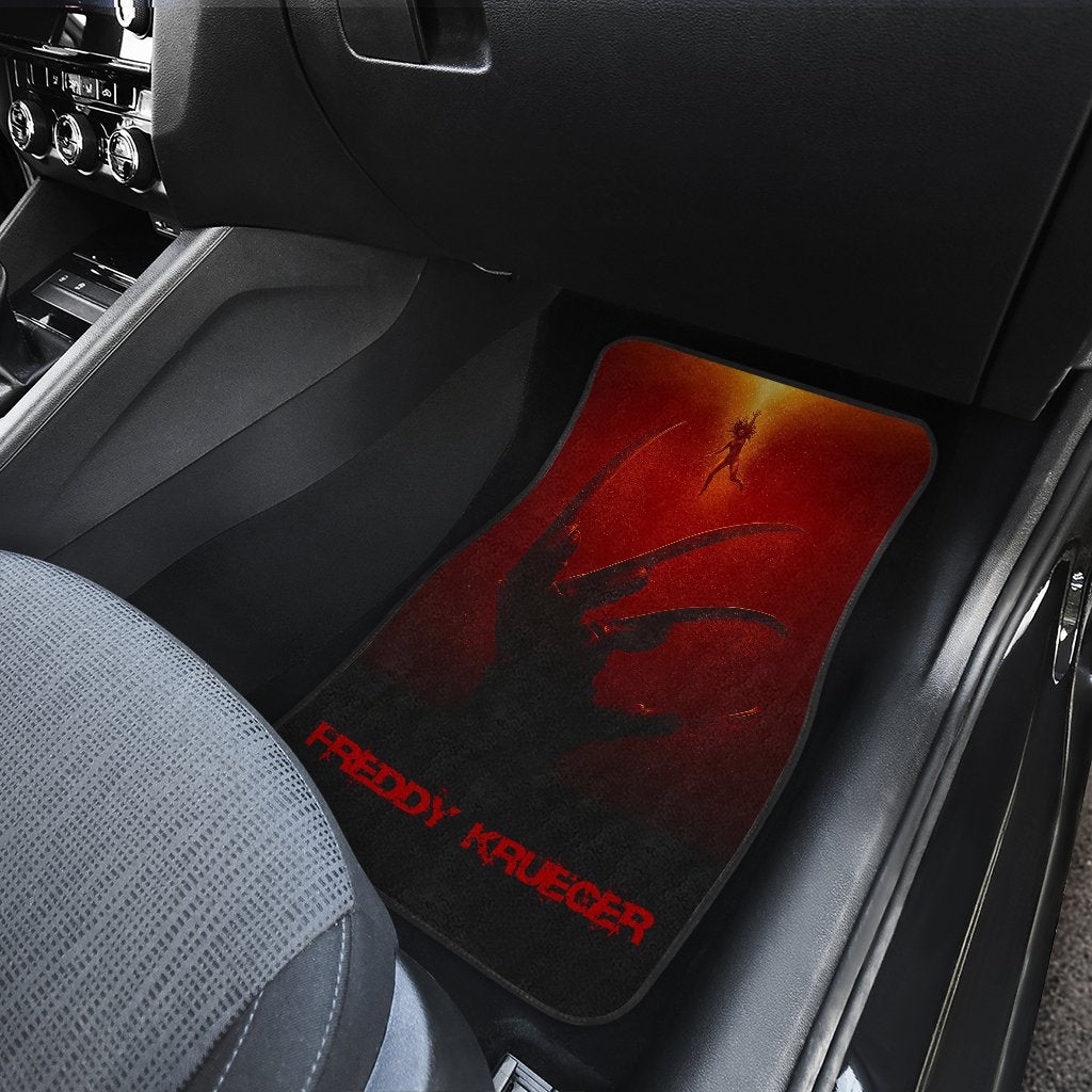 Horror Car Floor Mats Freddy Krueger Glove Grab Human Car Mats