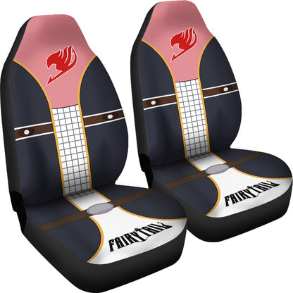 Anime Natsu Dragneel Fairy Tail Uniform Car Seat Covers