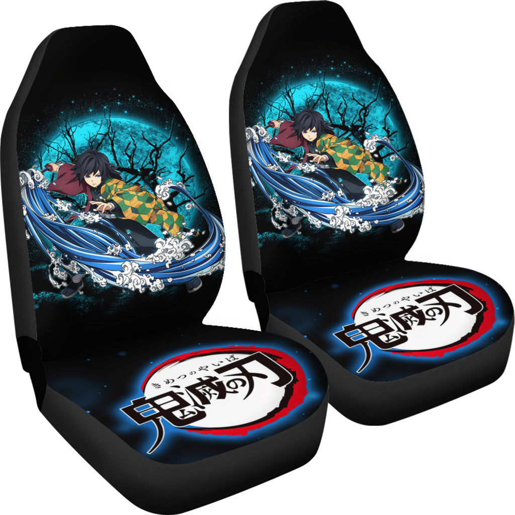 Tomioka Giyuu Demon Slayer Moonlight Car Seat Covers
