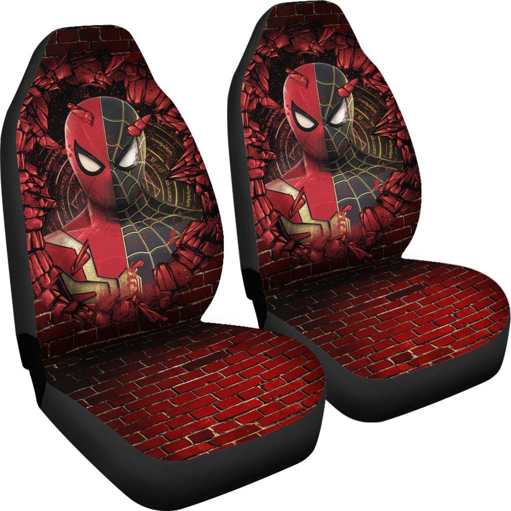 Spider Man Break Wall Car Seat Covers