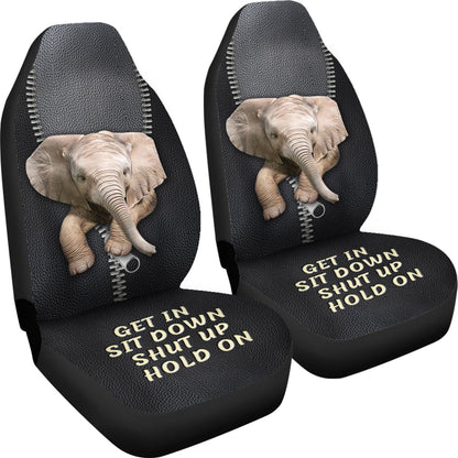 Get In Sit Down Baby Elephant Car Seat Covers