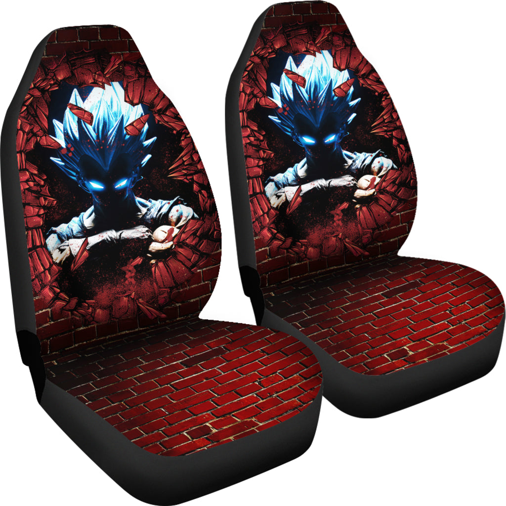 Vegeta Break Wall Car Seat Covers
