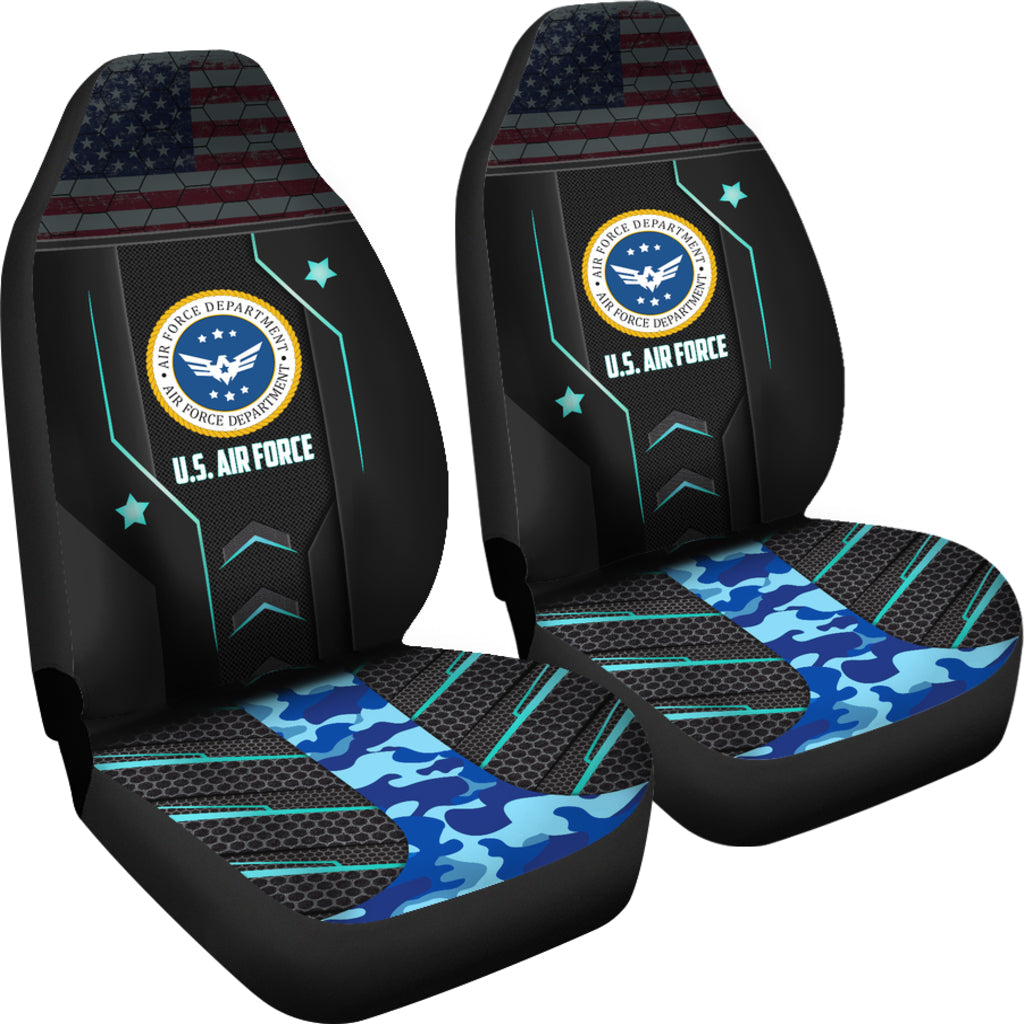U.S Air Force Blue Camouflage Car Seat Covers