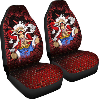 Luffy Gear 5 One Piece Anime Car Seat Covers Car Accessories