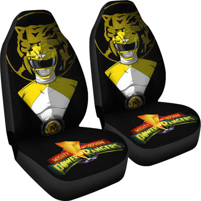 Yellow New Mighty Morphin Power Rangers Car Seat Covers